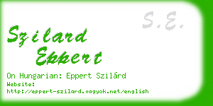 szilard eppert business card